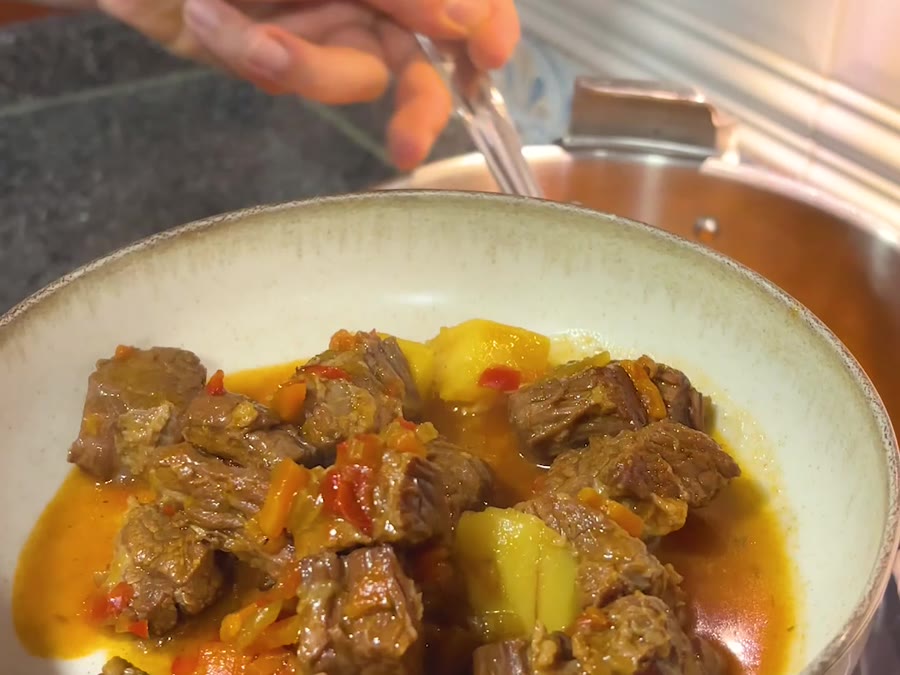 El guiso de carne definitivo — el resultado